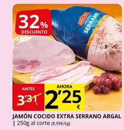 Argal - Jamon Cocido Extra Serrano