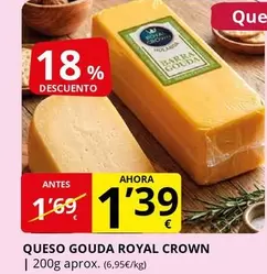 king`s Crown - Queso Gouda