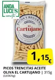 Anda - Picos Trencitas Aceite Oliva El Cartujano