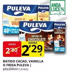Puleva - Batido Cacao, Vainilla O Fresa