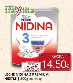 Nestlé - Leche Nidina 3 Premium