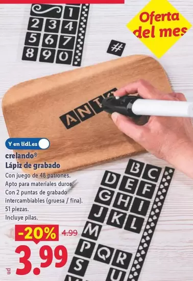 Crelando - Lápiz De Grabado