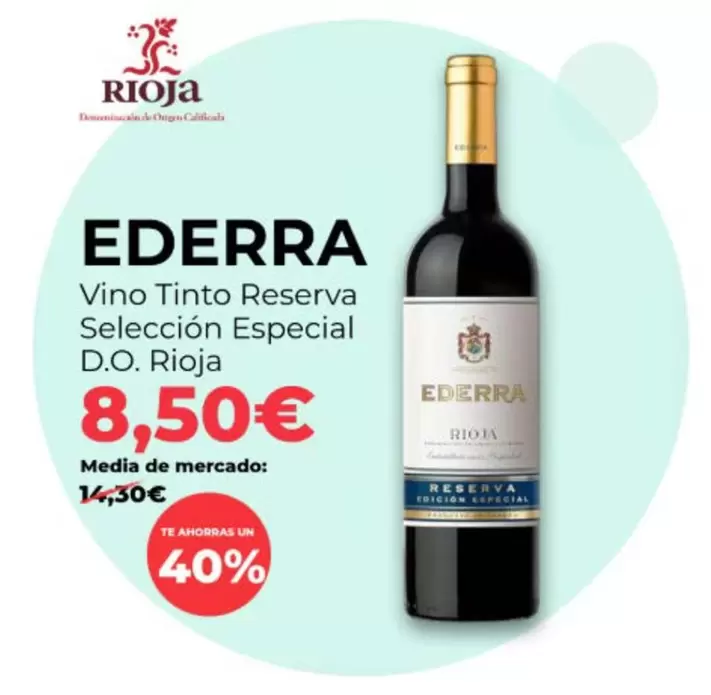 Ederra - Vino Tinto Reserva Seleccion Especial D.o. Rioja