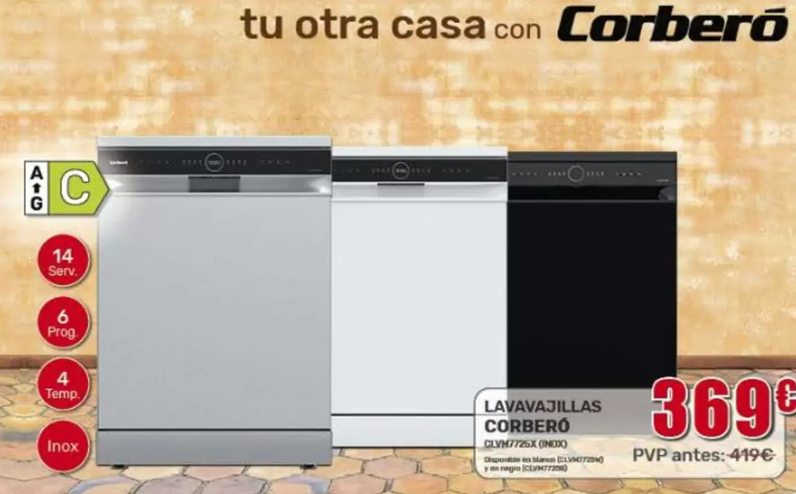 Blanco - Lavavajillas Corberó