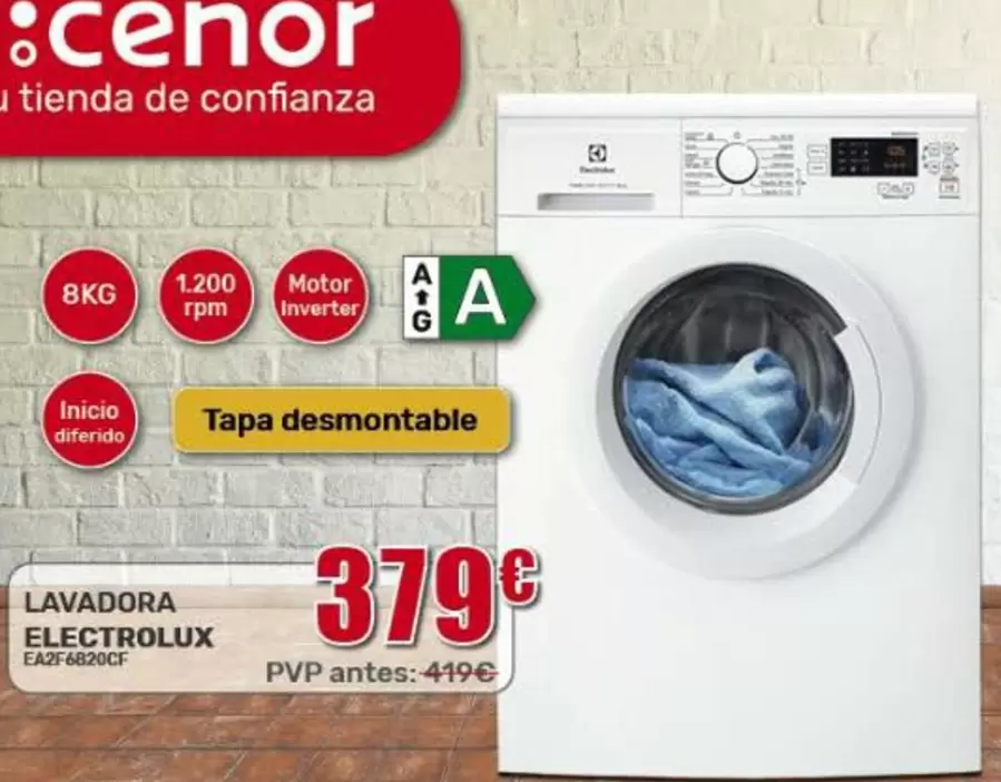 Electrolux - Lavadora EA2F6820CF