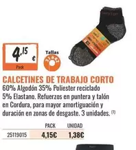 Calcetines De Trabajo Corto