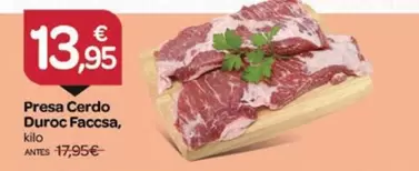 Faccsa - Presa Cerdo Duroc