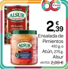 Alsur - Ensalada De Pimientos O Atun