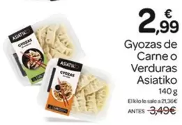 Asiatiko - Gyozas De Carne O Verduras