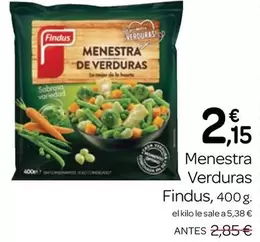 Findus - Menestra Verduras