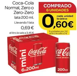 Coca-Cola - Normal, Zero O Zero Zero-zero