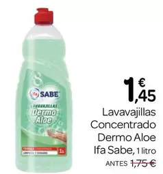 ifa sabe - Lavavajillas Concentrado Dermo Aloe