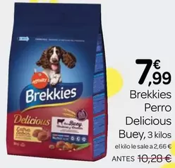 Brekkies - Perro Delicious Buey
