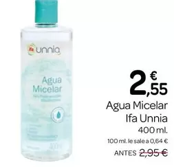 Ifa Unnia - Agua Micelar