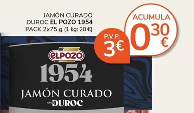 Elpozo - Jamon Curado Duroc 1954