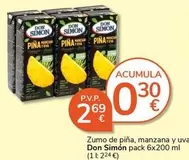 Don Simón - Zumo De Piña, Manzana Y Uva