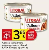 Litoral - Callos A La Madrileña O Con Garbanzos