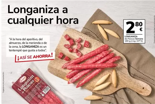 Serrano - Longaniza De Pascua