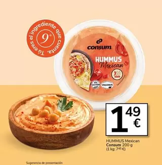 Consum - Hummus Mexican