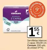 Consum - Servilletas Blancas