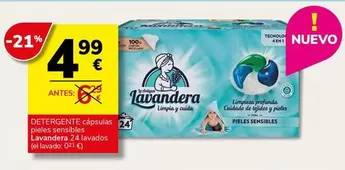 Lavandera - Detergente Capsulas Pieles Sensibles