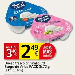 Burgo De Arias - Queso Fresco Original O 0%