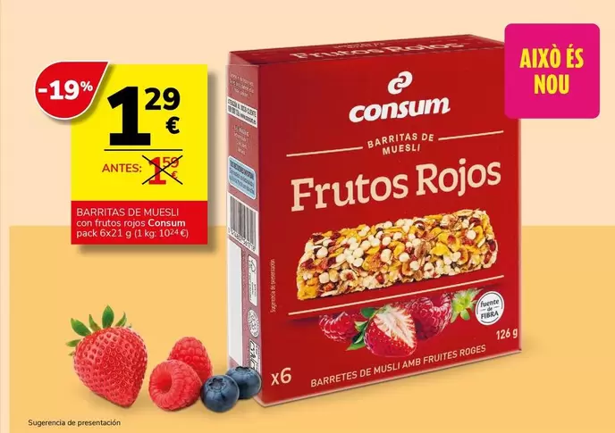 Consum - Frutos Rojos
