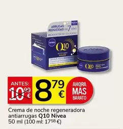 Nivea - Crema De Noche Regeneradora Antiarrugas Q10