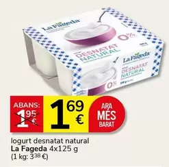 La Fageda - Iogurt Desnatat Natural