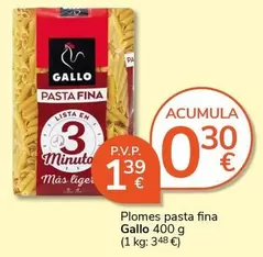 Gallo - Plomes Pasta Fina