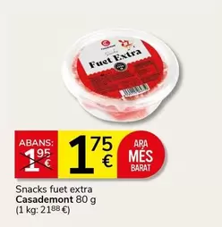 Casademont - Snacks Fuet Extra