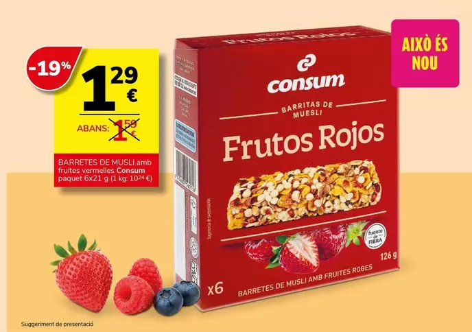 Consum - Frutos Rojos