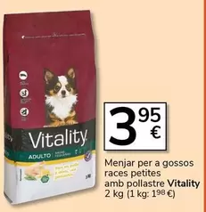 Vitality - Menjar Per A Gossos Races Petites Amb Pollastre