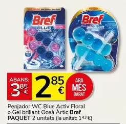 Bref - Penjador WC Blue Activ Floral O Gel Brillant Oceà Àrtic