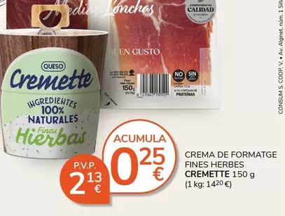 cremette - Crema De Formatge Fines Herbes