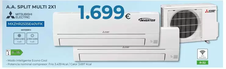 Mitsubishi Electric - A.A. Split Multi 2x1