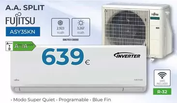 Fujitsu - A.A. Split ASY35KN