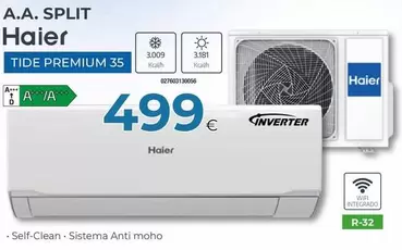 Haier - A.A. Split TIDE PREMIUM 35