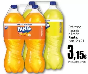 Fanta - Refresco Naranja O Limon