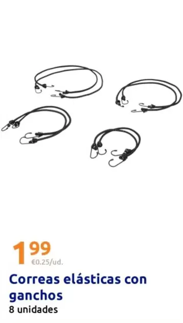 Correas Elásticas Con Ganchos