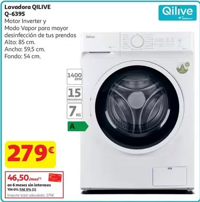 Qilive - Lavadora Q-6395