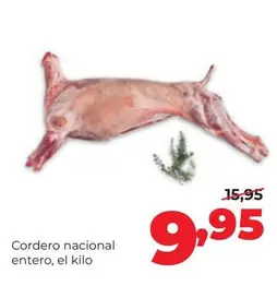 Cordero Nacional Entero