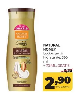 Natural Honey - Locion Argán Hidratante