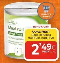 coaliment - Rollo Celulosa Multiuso Paq. 1R 2C