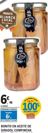 Compincha - Bonito En Aceite De Girasol