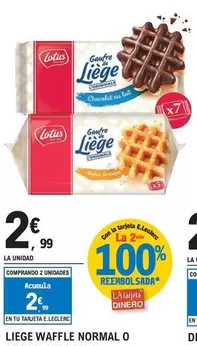 Lotus - Liege Waffle Normal O Chocolate