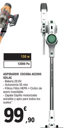 Solac - Aspirador Escoba