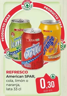 Spar - Refresco American Cola