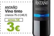 de antaño - Vino Tinto