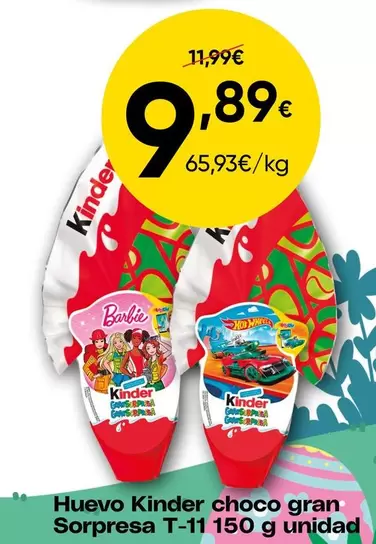 Kinder - Huevo Choco Gran Sorpresa T-11